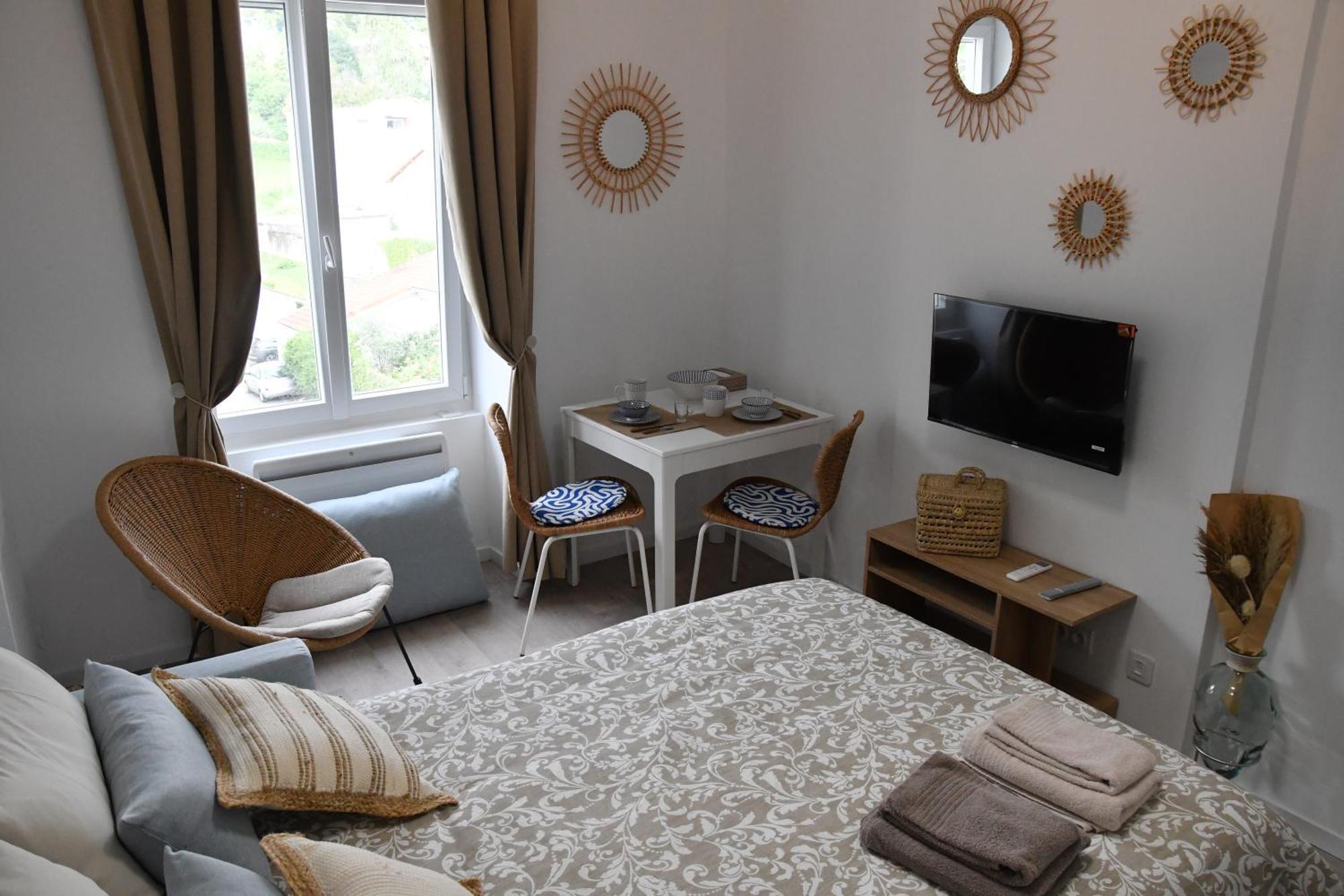 Studio Elegance Naturelle Proche Gare Voiron Exterior foto